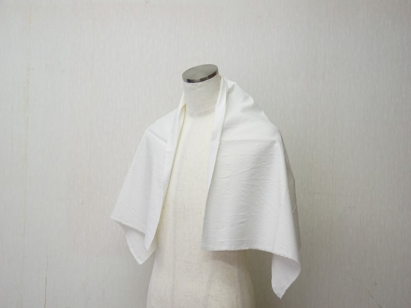 画像7: 播州織　和紙混シャンブレー　ホワイト